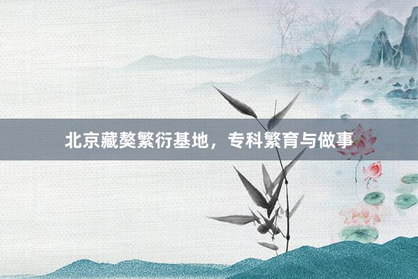 北京藏獒繁衍基地，专科繁育与做事